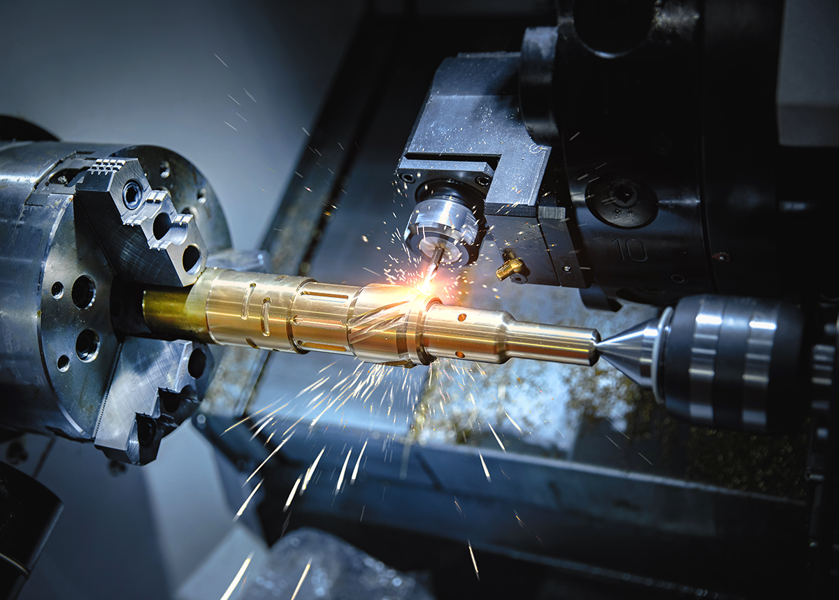 Modern CNC machine
